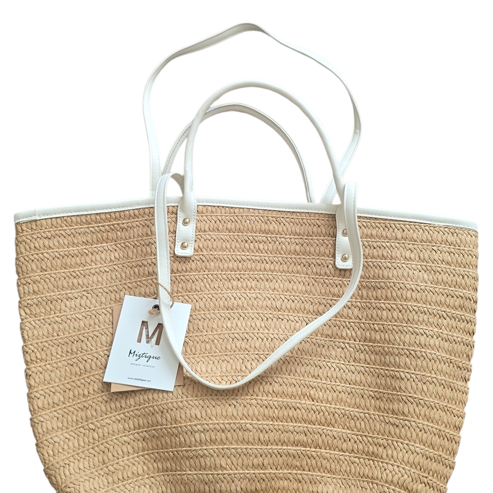 Miztique Deaigner Collection Straw Tote - Picture 3 of 10